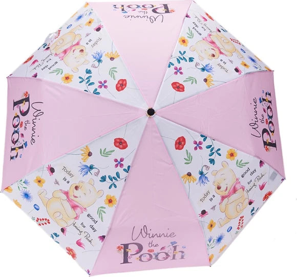 paraguas plegable con funda Pooh