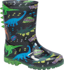 Bota de lluvia dinosaurio