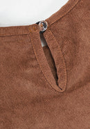 Vestido Pana Otoño Kaki