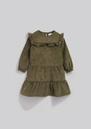 Vestido Pana Otoño Verde