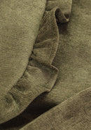 Vestido Pana Otoño Verde