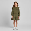 Vestido Pana Otoño Verde