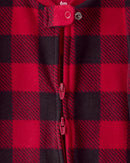 Mameluco felpa cuadros reno