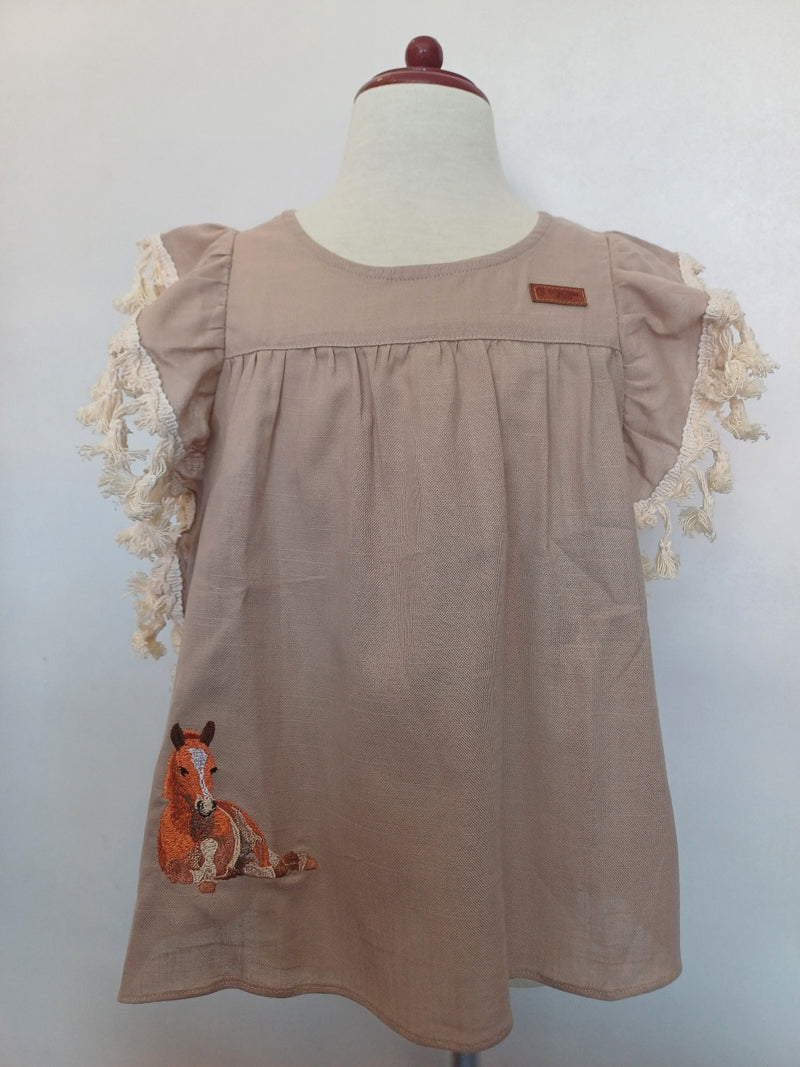 Blusa Caba-Kidss Capuchino