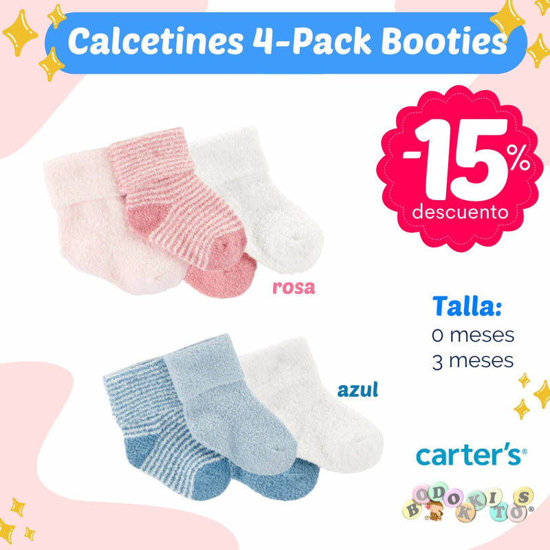 Calcetines 4-Pack Booties ⭐️