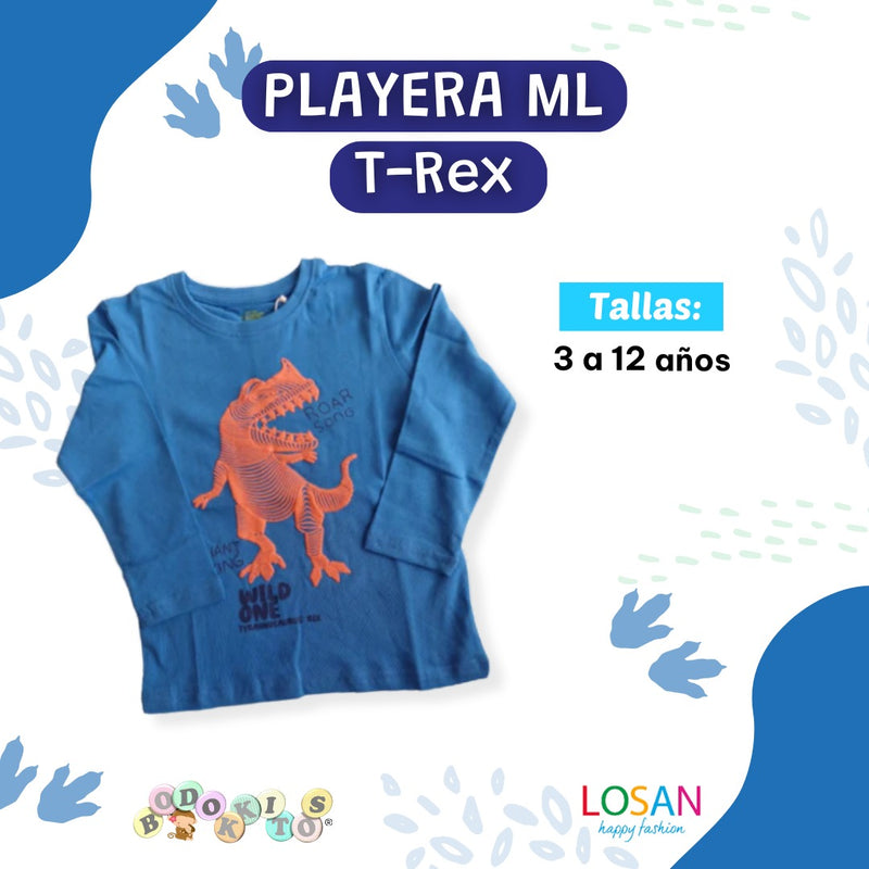 Playera ML T-Rex