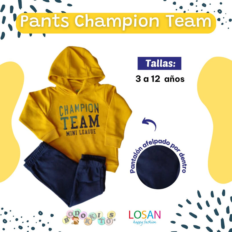 Conjunto Pants Champion Team