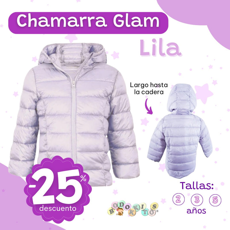 Chamarra Glam Lila