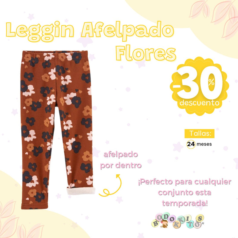 Leggin Afelpado Flores