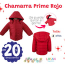 Chamarra Prime Rojo