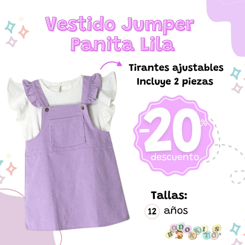 Vestido Jumper panita lila