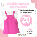 Vestido Jumper panita rosa