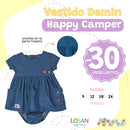 Vestido Demin Happy Camper