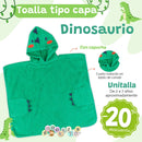 Toalla tipo capa Dinosaurio