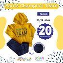 Conjunto Pants Champion Team