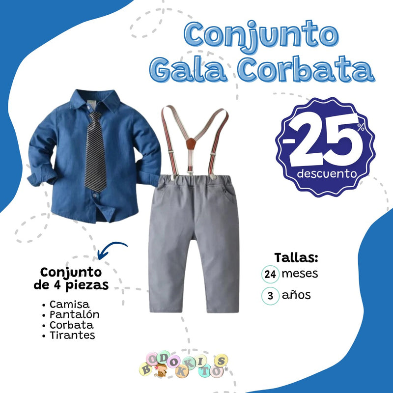 Conjunto gala corbata