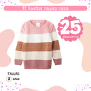 TF Sueter rayas rosa