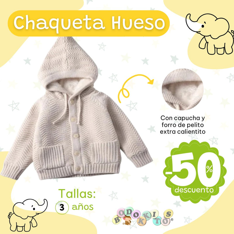 Chaqueta Hueso