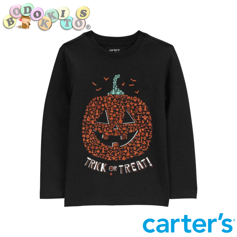 Playera Negra Calabaza