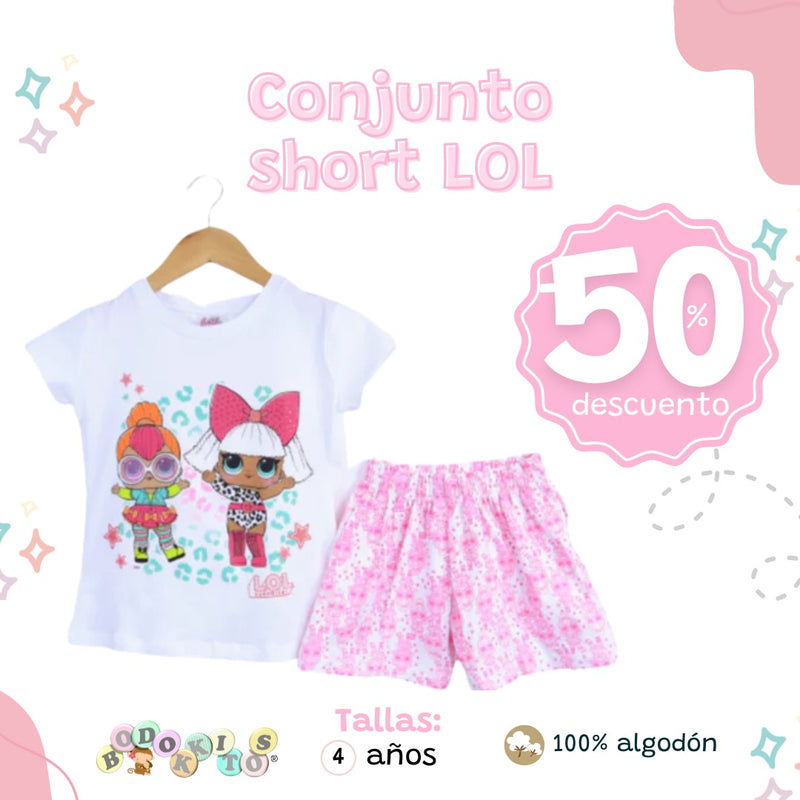 Conjunto short LOL