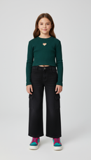 Blusa ML Corazón Verde
