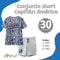 Conjunto short Capitán América
