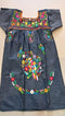 Vestido artesanal mezclilla