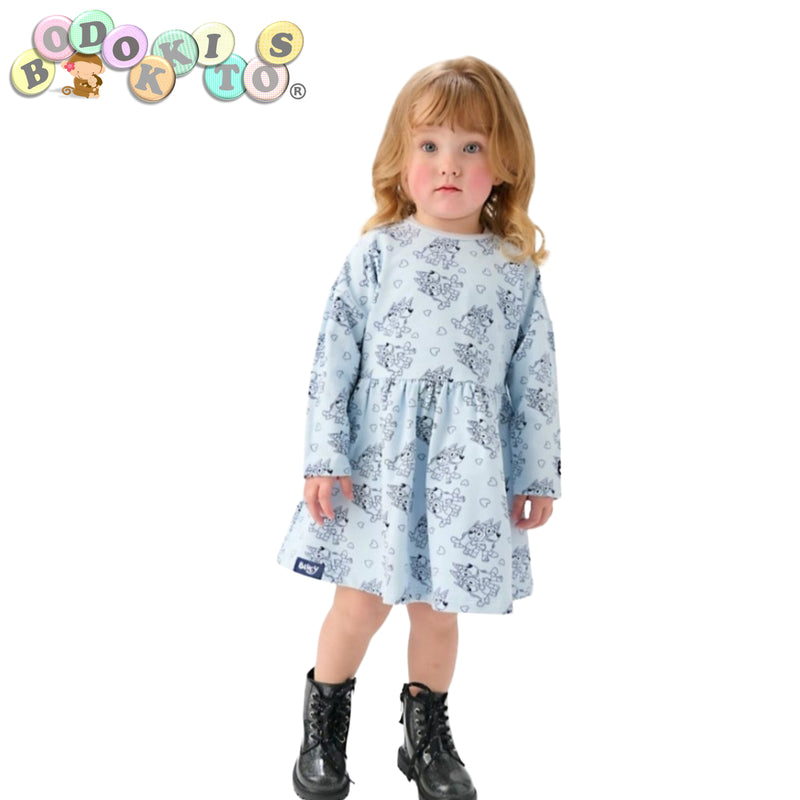 Vestido afelpado Bluey