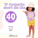 TF Conjunto short sol lila