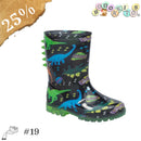 Bota de lluvia dinosaurio