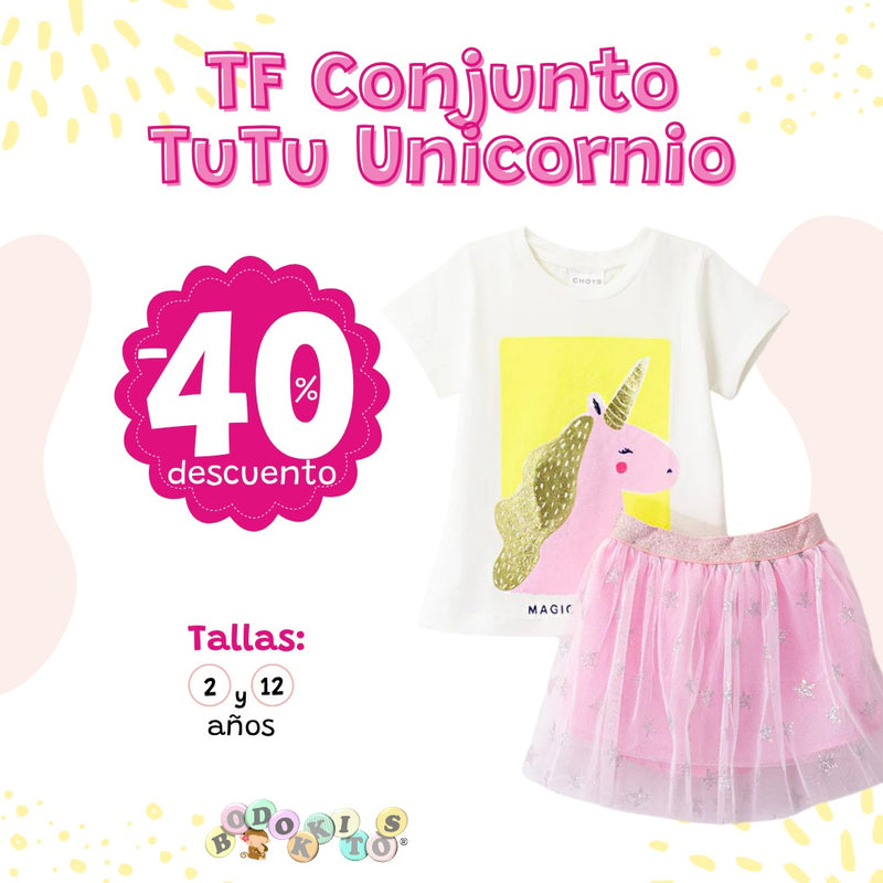 TF Conjunto TuTu Unicornio