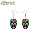 Aretes calavera