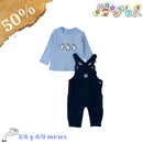 Conjunto Overall Pingüinos