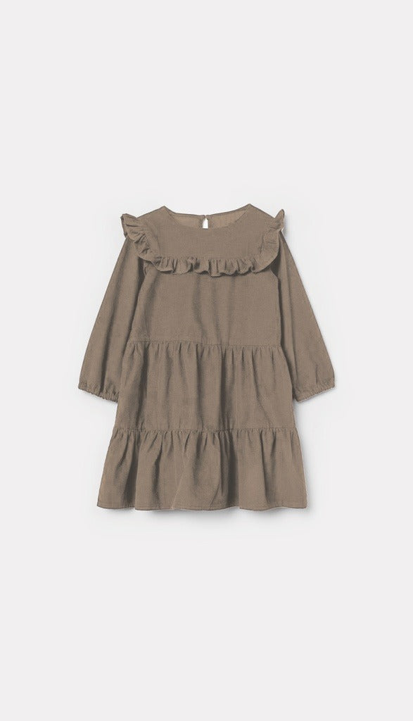 Vestido Pana Otoño Kaki