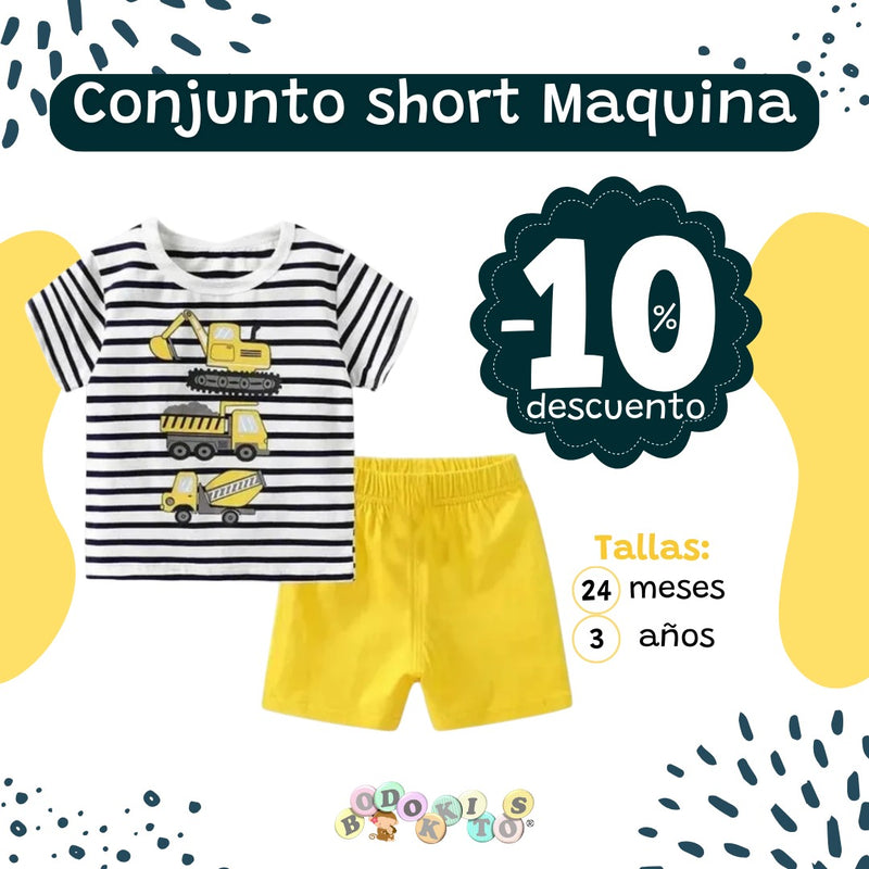 Conjunto short Maquina