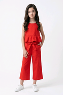 Conjunto Lino Rojo