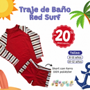 Traje de baño RED SURF!!