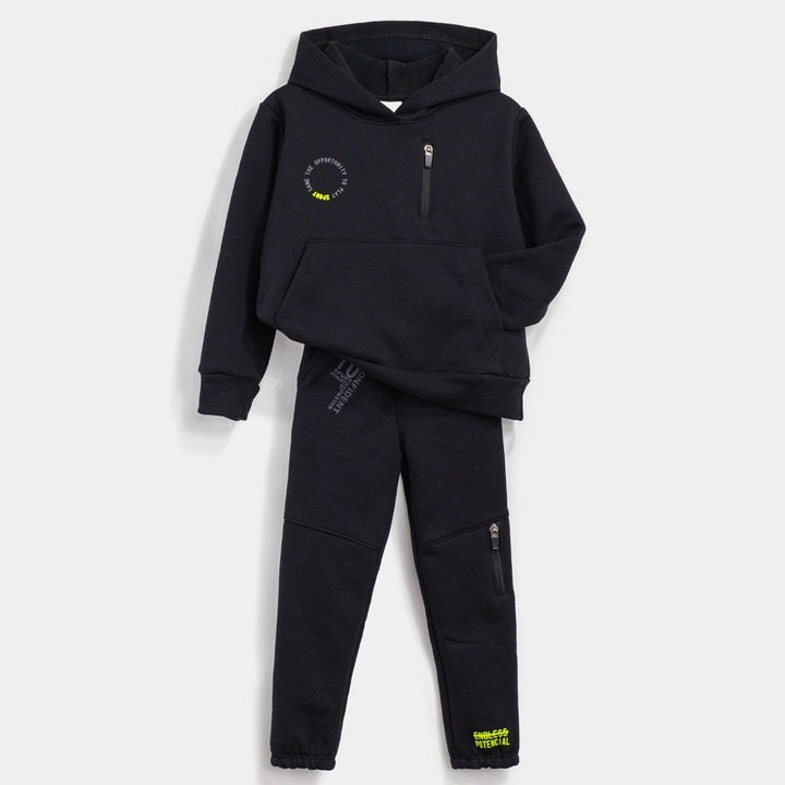 Conjunto pants Boy Negro