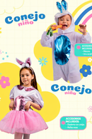Disfraz conejo niño