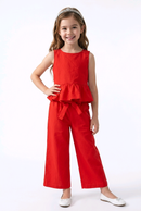 Conjunto Lino Rojo