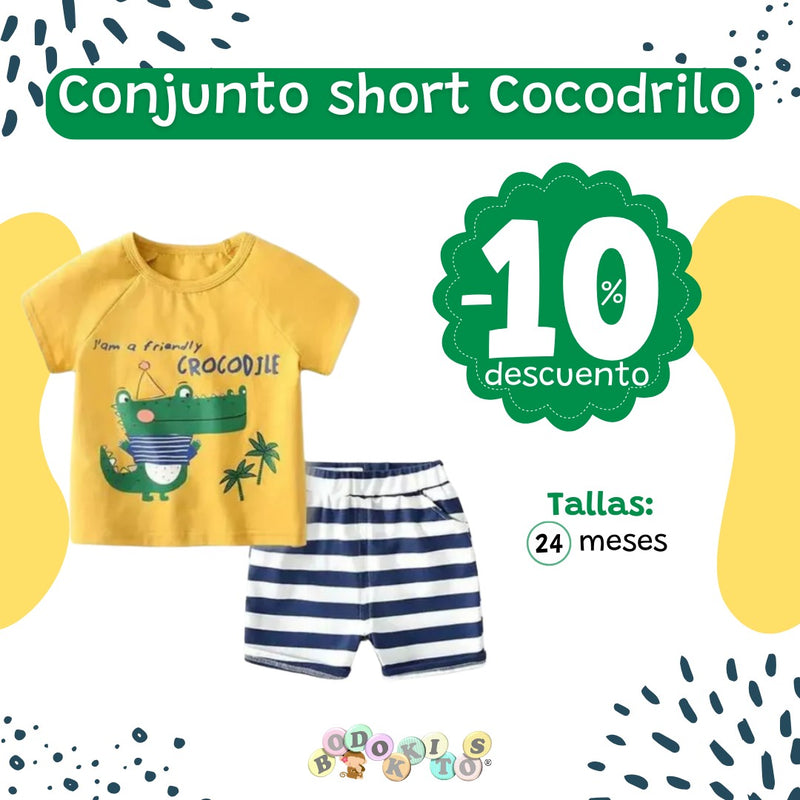 Conjunto short Cocodrilo