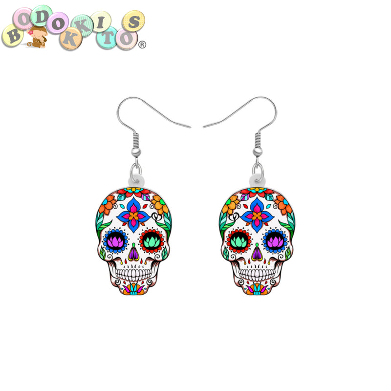 Aretes calavera