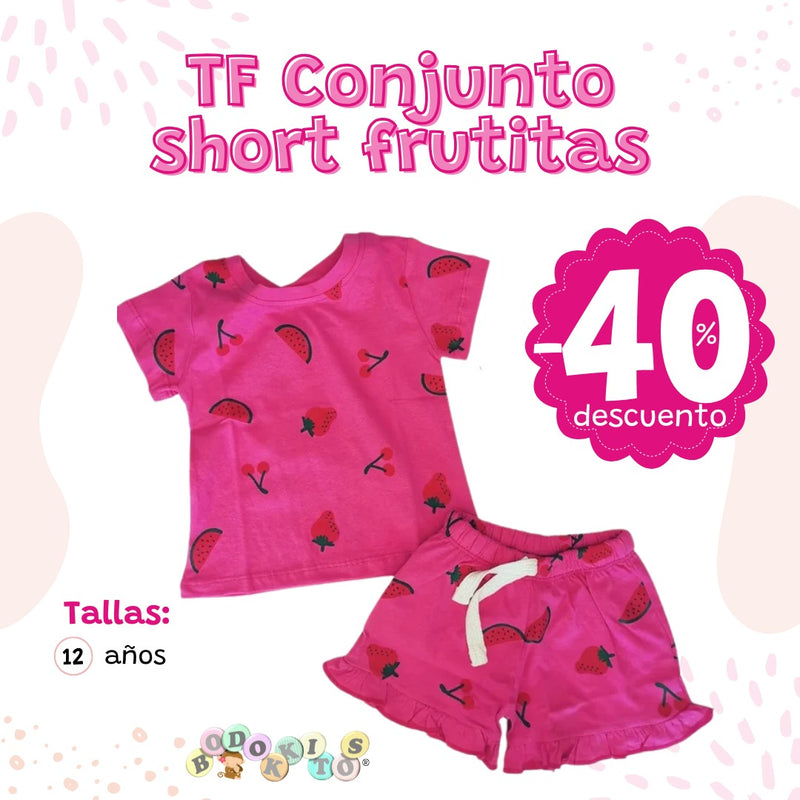 TF Conjunto short frutitas