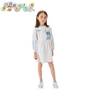 Vestido afelpado Stich gris