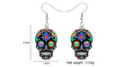 Aretes calavera