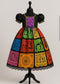 Vestido Catrina papel picado