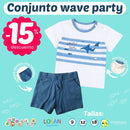 Conjunto short Wave Party