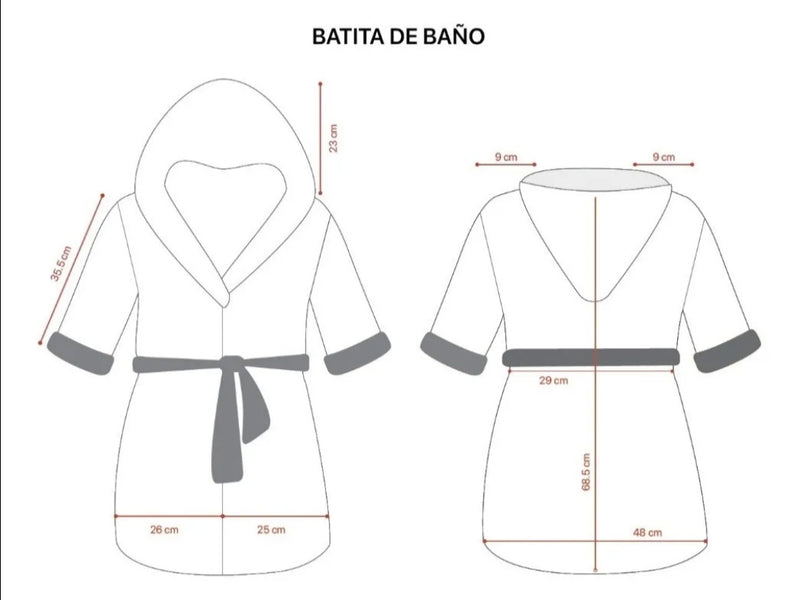 Toalla Batita de Baño